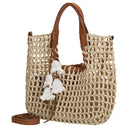 FREDsBRUDER Sun Carrier Square - Shopper (natural straw & desert brown) - Ansicht 2