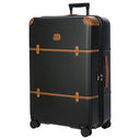 Brics Bellagio - 4 - Rollen - Trolley 76 cm erw. recycelt (black/tan) - Markenkoffer