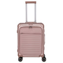Travelite Next - 4-Rollen-Kabinentrolley mit Vortasche S 55 cm (rose)