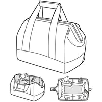 reisenthel travelling allrounder M - Reisetasche 40 cm (sky rose) - Ansicht 5
