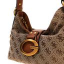 Guess Camden Mini - Schultertasche 24 cm (latte logo/cognac) - Ansicht 7