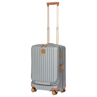 Brics Capri - 4-Rollen-Kabinentrolley mit Vortasche 55 cm (silver) - Ansicht 2
