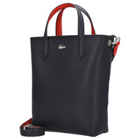 Lacoste Anna - Bolso de mano 29 cm (color: negro crema)