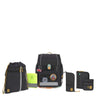 Lässig School Set Boxy Unique - Schulranzen Set 7tlg. (Black)