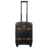 Brics Bellagio - 4 - Rollen - Kabinentrolley 55 cm recycelt (black/tan) - Markenkoffer