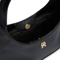 Tommy Hilfiger Everyday Mini Hobo - Bolso de hombro 27.5 cm (black)