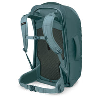 Osprey Farpoint 70 - Herren-Reiserucksack 70 l mit Frontöffnung und Tagesrucksack (cascade blue-torrent blue) - Ansicht 2