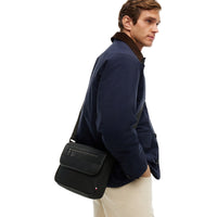 Tommy Hilfiger Repreve Flap Messenger - Bandolera 28 cm (black)