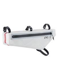 CYCLITE Frame Bag 2.8 - Bolsa de Marco (Bikepacking) 38 cm (gris claro)