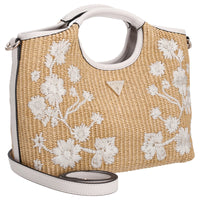 Guess Kirsten Mini Satchel - Henkeltasche 24 cm (off white) - Ansicht 5