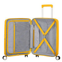 American Tourister Soundbox - 4-Rollen-Kabinentrolley 55 cm erw. (gelb) - Ansicht 2