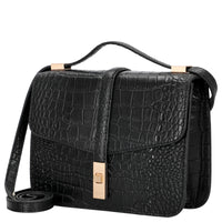 Joop Coccodrillo Tory - Bolso bandolera 22 cm (negro)