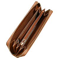 Aigner Deborah - Cartera 12 tarjetas 19 cm (marrón coñac)