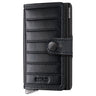 Secrid Miniwallet Emboss Lines - Kreditkartenetui 6cc 10.2 cm RFID (black+)