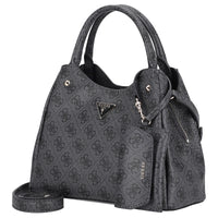 Guess Lorella Logo SM Tote - Henkeltasche 26 cm (coal logo) - Ansicht 2
