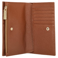 Coccinelle Metallic Soft - Cartera 12 tarjeteros 16 cm (ribes)