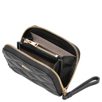 Lacoste Crocodelle Puffed - Cartera 8 ranuras para tarjetas 10.5 cm (Color: noir)