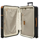 Brics Bellagio - 4 - Rollen - Trolley 76 cm erw. recycelt (black/tan) - Markenkoffer