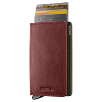 Secrid Premium Basco Slimwallet - Cartera RFID 6.5 cm (color: whiskey)