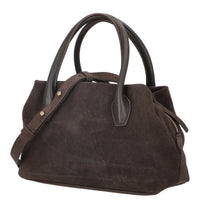Les Visionnaires Sophie Petite Cozy Scarf - Bolso de mano 25 cm (dark brown)