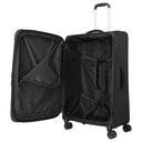 Travelite Kick Off - 4-Rollen-Trolley L 78 cm erw. (black)
