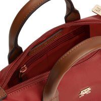 Tommy Hilfiger Popette Micro Tote - Bolso shopper 27 cm (autumn red)