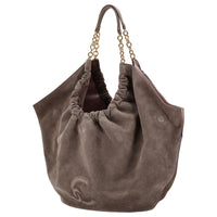 Coccinelle Smash Suede Bim - Shoulder Bag 35 cm (warm taupe)