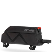 Cyclite Top Tube Bag / 03 - Bolsa de cuadro (Bikepacking) 25 cm (negro)