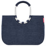 reisenthel shopping loopshopper L - Einkaufstasche mit Bügel 46 cm (twist navy)