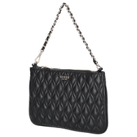 Guess Maxine Quilted Flat Pouch - Schultertasche 24 cm (black) - Ansicht 2