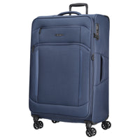 D&N Travel Line 9804 - Trolley de 4 ruedas L 78 cm expandible (dark blue)