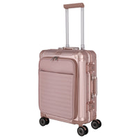 Travelite Next - 4-Rollen-Kabinentrolley mit Vortasche S 55 cm (rose) - Ansicht 2