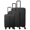 Travelite Air Stripe - 4-Rollen-Trolley Set 3tlg. erw. (black)
