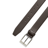 BOSS Barnabie - Ledergürtel mit Dornschließe 3.5 cm (dark brown, 90) - Ansicht 2