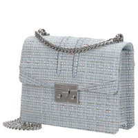 Seidenfelt Roros Tweed - Schultertasche 21 cm (sea blue tweed) - Ansicht 2