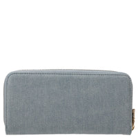 Seidenfelt Smilla - Damen- Geldbörse 19 cm (denim in blue) - Ansicht 4