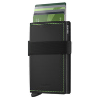 Secrid Bandwallet Matte - Kreditkartenetui 6cc 10.3 cm RFID (black-green) - Ansicht 2