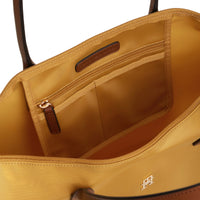 Tommy Hilfiger Popette - Bolso shopper 48 cm (mustard field)