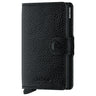 Secrid Vegetable Tanned Miniwallet - Geldbörse RFID 6.5 cm (black-black)
