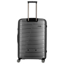 Travelite Air Base - 4-Rollen-Trolley Set 3tlg. L/M/S Vortasche (anthracite) - Ansicht 5