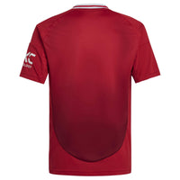 adidas Manchester United - Camiseta de fútbol Jr. Local 24/25 (rojo, 176)