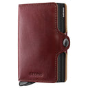 Secrid Twinwallet Basco - Kreditkartenetui 12cc 10.2 cm RFID (brown+)