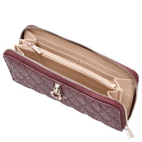 Guess Tamara SLG Zip Around Wallet L - Cartera 12cc 20 cm (merlot)