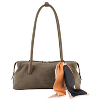 Les Visionnaires Hazel Baguette Cozy Scarf - Bolso de hombro 35 cm (khaki)