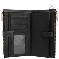 Guess Laurel II SLG Zip Organizer - Cartera (coal logo)