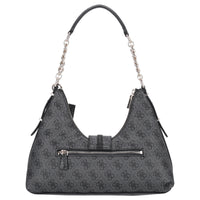 Guess Yvonne Logo Hobo - Schultertasche 32 cm (coal logo) - Ansicht 4