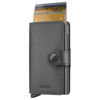 Secrid Miniwallet Matte Satin - Cartera 6cc 10,2 cm (acero)