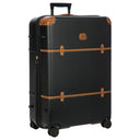 Brics Bellagio - 4 - Rollen - Trolley 76 cm erw. recycelt (black/tan) - Markenkoffer