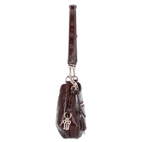 Guess Carmella Shoulder Bag - Schultertasche 30 cm (burgundy logo) - Ansicht 3
