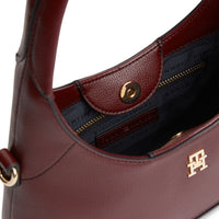 Tommy Hilfiger Everyday Mini Hobo - Bolso de hombro 27.5 cm (oxblood)
